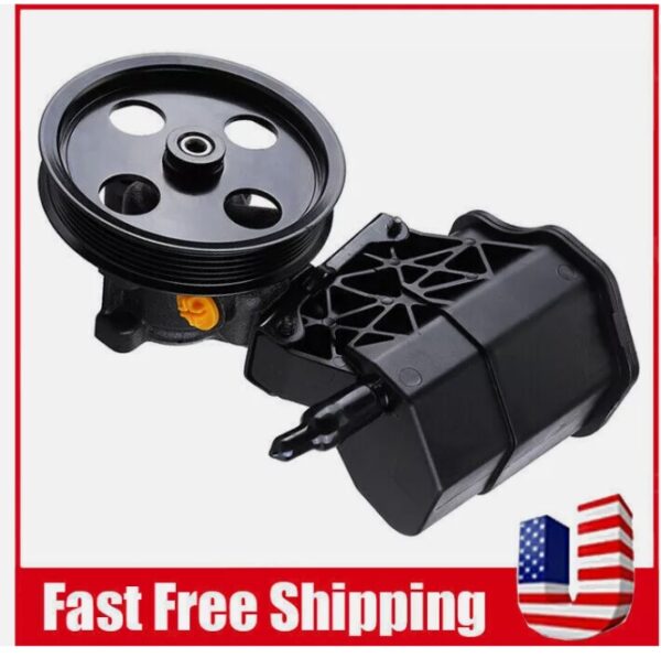 For 2002-07 Dodge Ram 1500 4.7L 5.7L Power Steering Pump With Reservoir & Pulley | EZ Auction