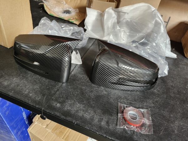 08-15 Mercedes Carbon Style Winged Mirror Covers | EZ Auction