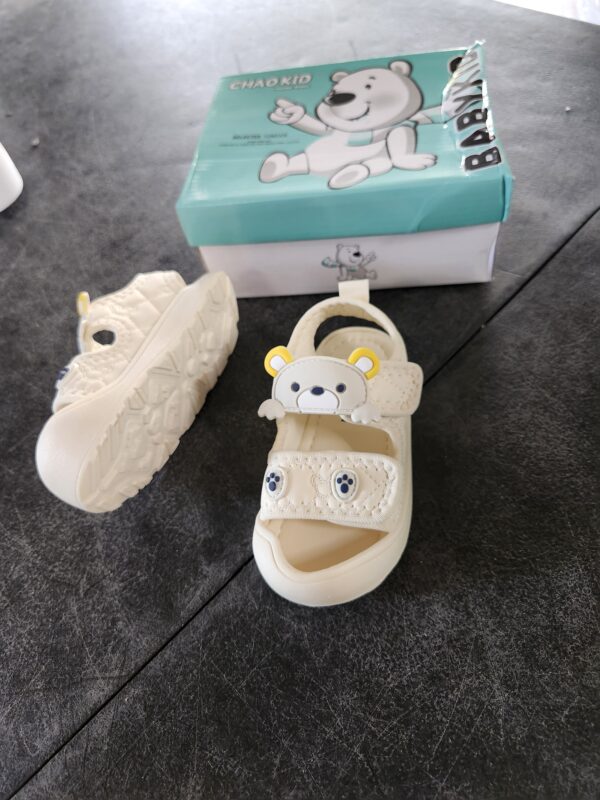 *** SIZE 8C *** Simple and cute baby sandals, cartoon bear, casual sandals for children, boy, girl, toddler, soft and comfortable shoes, durable | EZ Auction