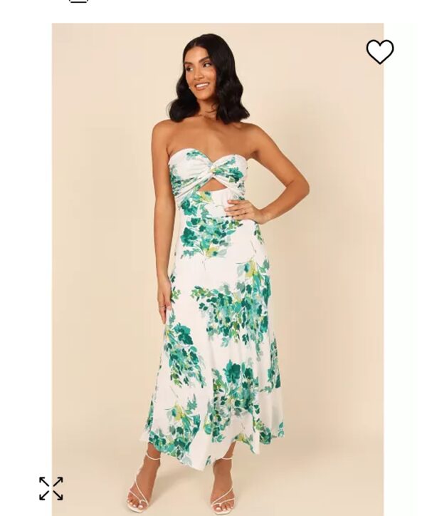 *** SIZE M *** Women's Teagan Strapless Midi Dress | EZ Auction