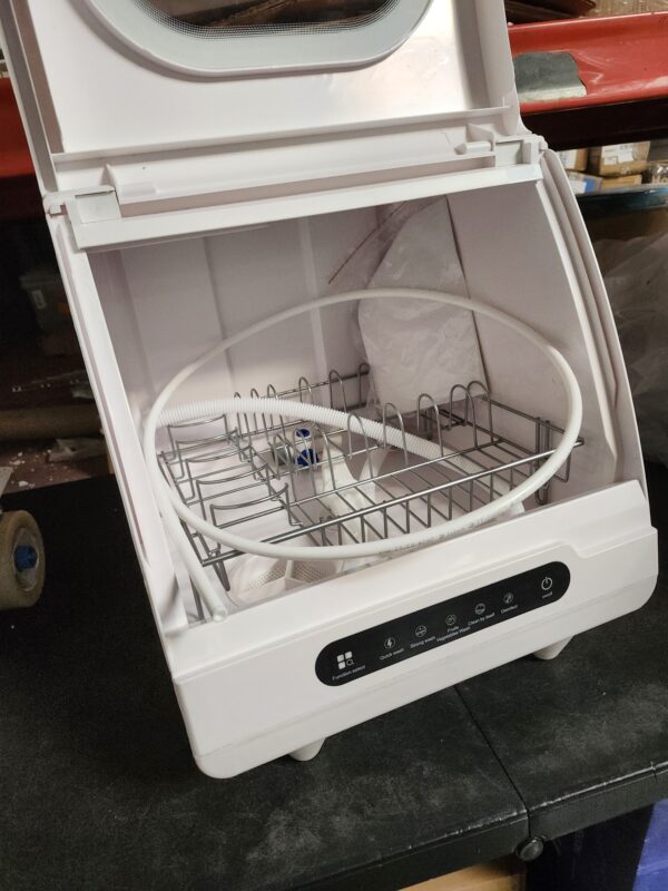 Countertop Dishwasher, Portable Dish Washer, 5 Washing Modes, 360° Cleaning, Energy Efficient, Low Noise, Perfect for Small Families, Compact Size for RVs & Kitchens | EZ Auction