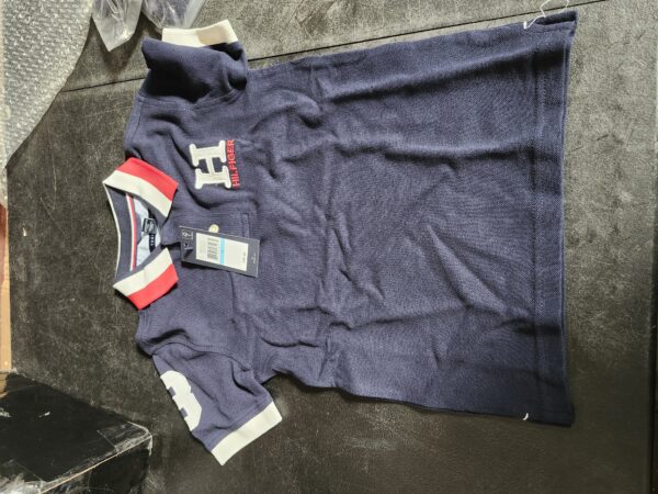 SIZE 5 * Tommy Hilfiger Boy's Short Sleeve Matt Polo Shirt | EZ Auction