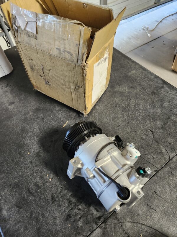 FKG AC Compressor and A/C Clutch 977011R100 fit for 2012-2017 Kia Rio 1.6L, 2012-2017 Hyundai Accent 1.6L (with Automatic Temperature Control) | EZ Auction