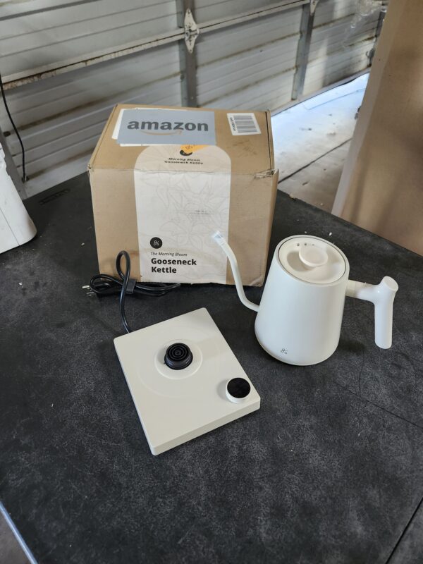 Greater Goods Electric Gooseneck Kettle - Perfect for Tea and Pour Over Coffee, 1200 Watt (Birch) | EZ Auction