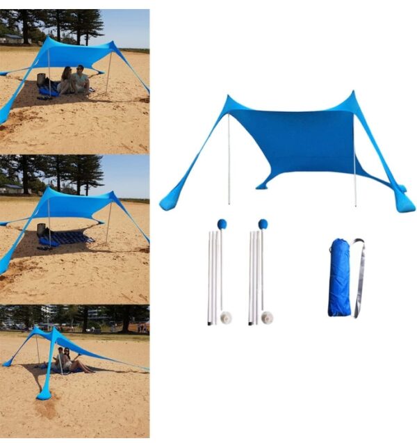 Baby Beach Tent Baby Beach Tent Sun Shade Sail Garden Pool Shade Sail Sun Shelter Picnic Tent Awning Folding Multifunctional Portable Baby Tent Canvas Tent | EZ Auction