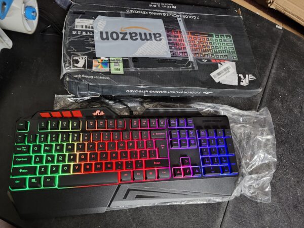 Rii RGB LED Wired Gaming Keyboard,Standard Keyboard for PC,Laptop,Office,Gaming and Wrok Home | EZ Auction