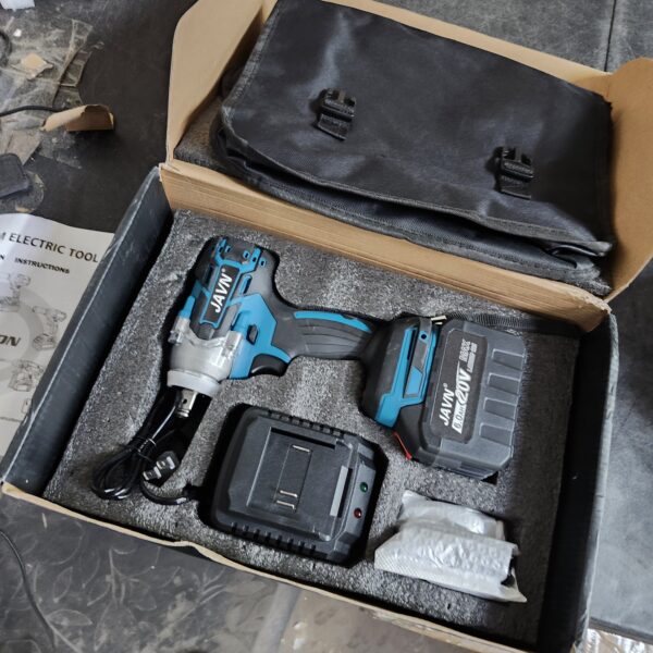 Cordless Impact Wrench 3/4'' Brushless High Torque 1475 Ft-lbs (2000 N.m) Heavy-duty Impact Wrench with 1 6.0A Battery, Fast Charger, Carrying Case and 3pc Sockets | EZ Auction