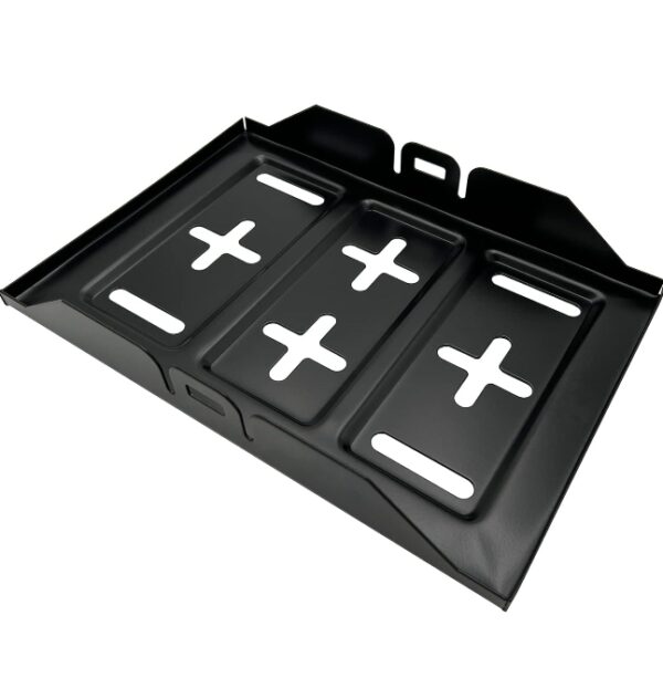 Metal Battery Mounting Tray for Vehicle Engine Repair or Maintence,Black,Standard | EZ Auction