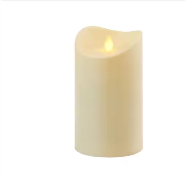 LUMABASE Weather Resistant LED Candle with Moving Flame 7 in. | EZ Auction