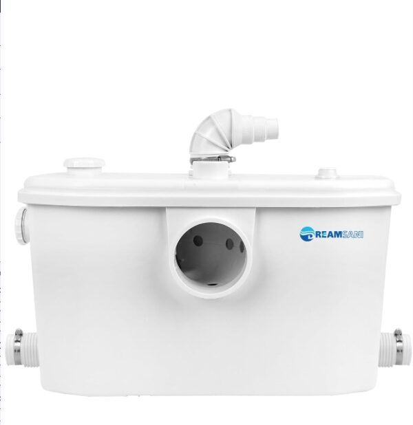 ***USED***750W Macerator Pump for Upflush Basement Toilet, 4 Inlets for Basement Toilets, Upflush Toilet Pump With 4 Water Inlets For Sink,Wash Basin, Bathtub,Toilet Pump,Waste Water Disposal Sewage Pump | EZ Auction