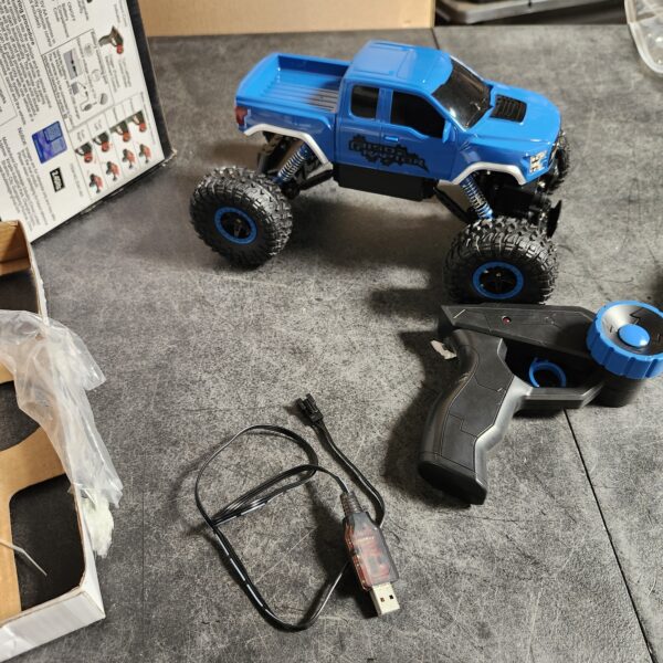 DOUBLE E 1/12 Scale Remote Control Monster Trucks - 2.4Ghz Off Road RC Trucks, Toys Gifts for Boys Age 6-10 | EZ Auction