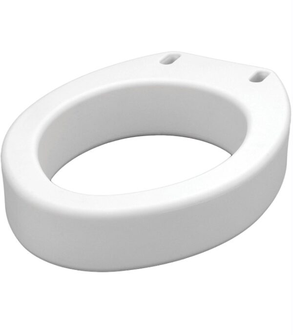 Medical Products Toilet Seat Riser, Raised Toilet Seat, White, 1 Count | EZ Auction