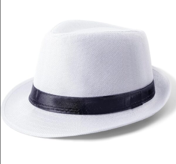 BABEYOND Straw Felt Fedora Hat for Men Panama Trilby Hat Short Brim Summer Sun Hat | EZ Auction