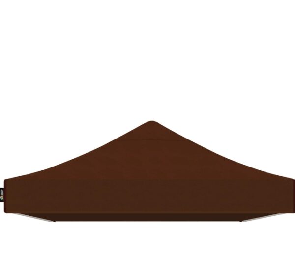 Canopy Top Cover Replacement Cloth Only Top Fabric (10x10, Brown) | EZ Auction