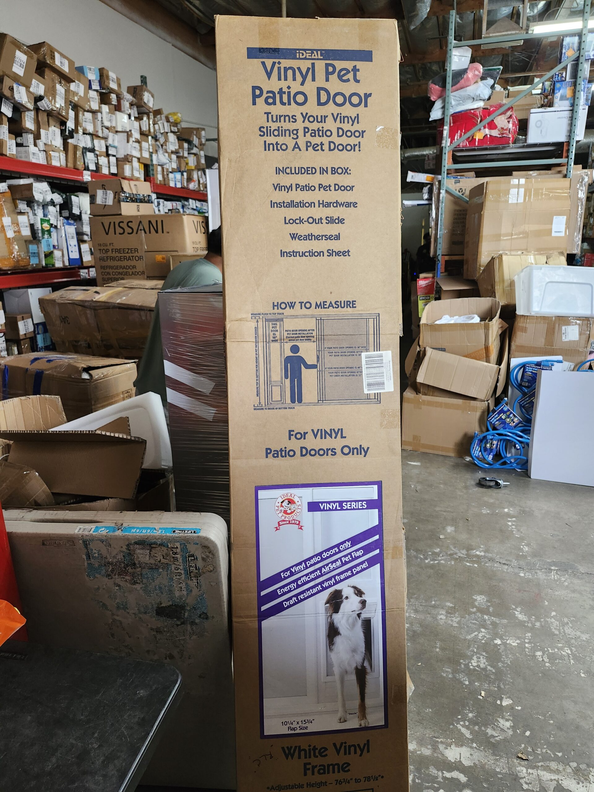 Ideal Pet Products 10.25 in. x 15.75 in. Large White AirSeal Pet Dog