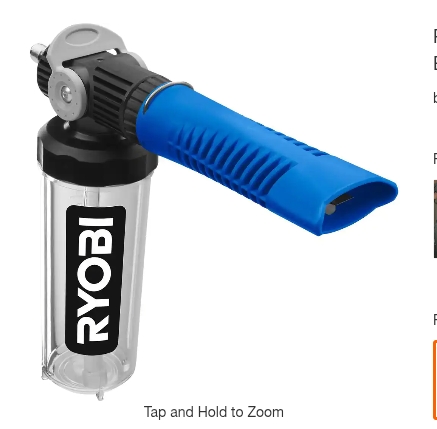 "RYOBI Pressure Washer Foam Blaster" - EZ Auction