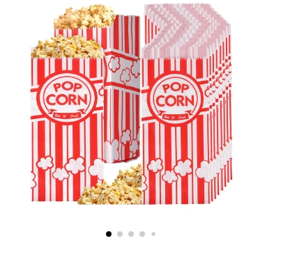 VOISEN Paper Popcorn Bags,200 Pack 1oz Popcorn Bags Djibouti - View #12