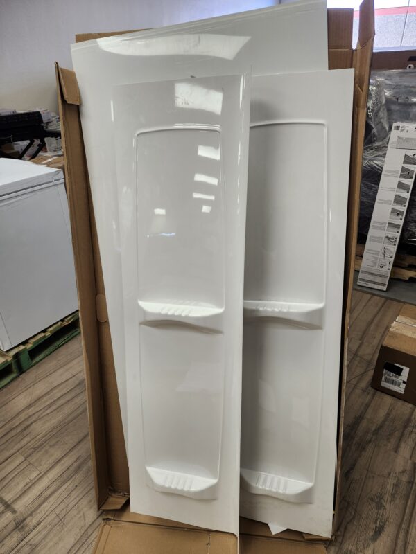 Delta Pro-Series 60 in. W x 57 in. H Five Piece Glue Up Bathtub Surrounds in High Gloss White - Image 3