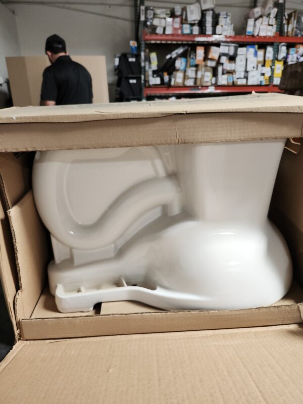 American Standard 3519B101.020 Edgemere Right Height Round Front Toilet Bowl, White - Image 6