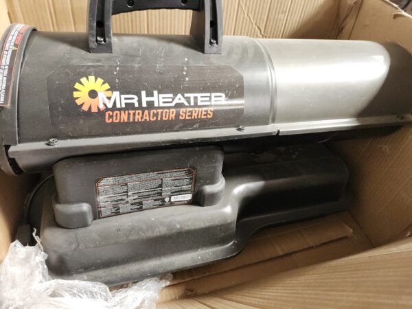 “Mr. Heater Contractor Series 80,000 BTU Black Forced Air Kerosene/Diesel Outdoor Space Heater with Thermostat” - Image 2