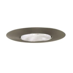 "HALO 6 in. Satin Nickel Recessed Ceiling Light Open Splay Trim"