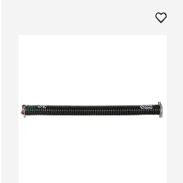 "**NEW** Prime-Line Garage Door Torsion Spring, 0.250 in. x 2 in. x 32 in., Green, Right Hand Wind"