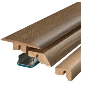 Glover Grove0. 75 in. T x 2.37 in. W x 78.7 in. L Textured Wood Look Laminate Moulding/Trim 4 in 1 Molding