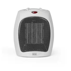 "*** NEW ***BLACK+DECKER 1500-Watt White Desktop Electric Ceramic Space Heater"