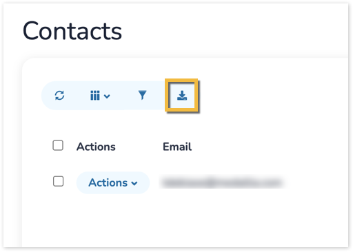 Export contacts.