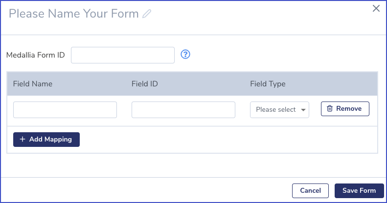 Adding a form