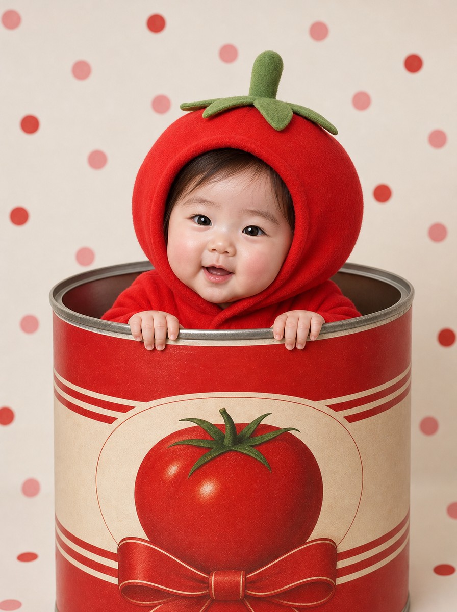 빈티지 토마토 통조림 (여아)