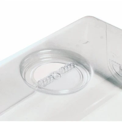 Vented Plant Dome, 7 Inch Diameter, Durable Clear Plastic Cover for Seedlings and Plants
