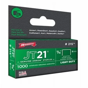 Staples, JT-21, 5/16-In., 1000-Pk.