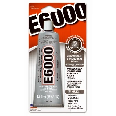 Multi-purpose Adhesive Glue 3.7 Ounce Tube For Crafting And Repairs