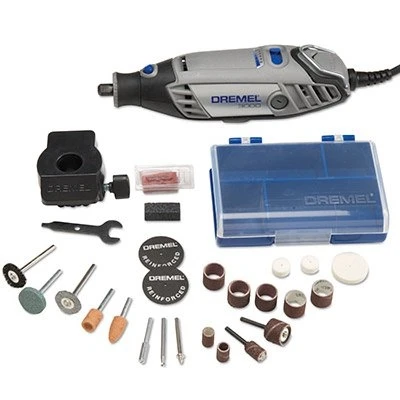 Variable Speed Rotary Tool Kit with Multiple Accessories for Precision Cutting and Grinding