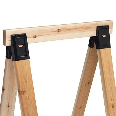 Pair of Medium-Duty Steel Sawhorse Brackets
