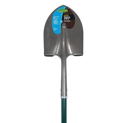 Round-Point Shovel with Fiberglass Handle for Durable Digging