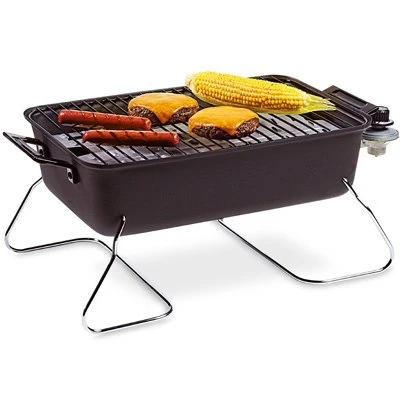 Portable Tabletop Gas Grill with Compact Design for Outdoor Cooking