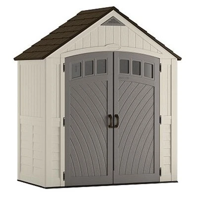 Covington Resin Storage Shed With Reinforced Floor, 7' X 4'