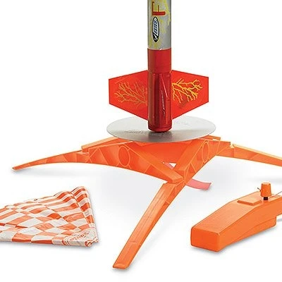 Model Rocket Launch Set, Flash, 16.2-inch With Launch Controller And Pad