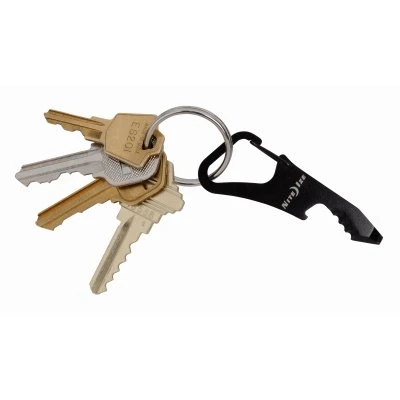 Nite Ize DoohicKey ClipKey 1.8 in. D Stainless Steel Black DoohicKey Multi Key Tool Nite Ize DoohicKey ClipKey 1.8 in. D Stainless Steel Black DoohicKey Multi Key Tool