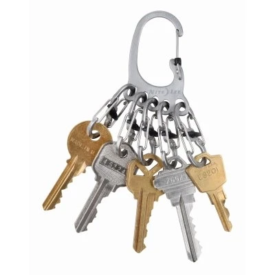 Nite Ize BigFoot Locker 2 in. D Stainless Steel Silver Carabiner Key Chain Nite Ize BigFoot Locker 2 in. D Stainless Steel Silver Carabiner Key Chain