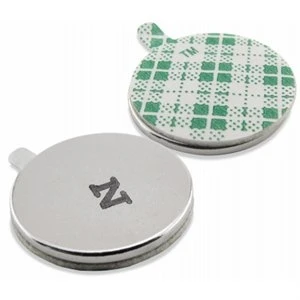 Super Neodymium Disc Magnets with Adhesive, 5-Pk.