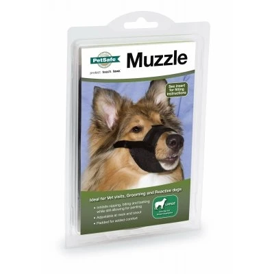 Large Black Dog Muzzle for Comfortable and Secure Fit