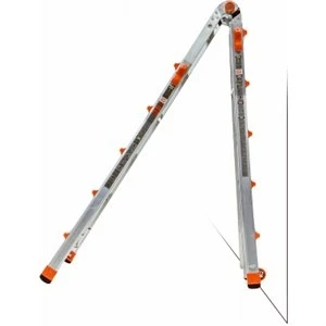 22-Foot Articulating Ladder with 300-Pound Load Capacity, Multi-Position Folding Design