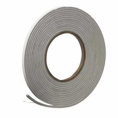 Gray Vinyl Clad Foam Weather Seal For Doors And Windows 17 Ft. L X 0.13 In.