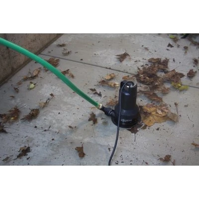 Submersible Utility Pump with Non-Clogging Vortex Design and 0.5 Horsepower Motor