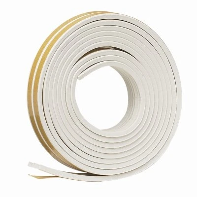 White Epdm Rubber Foam Weather Seal Tape 17 Ft. L X 0.13 In. Thick