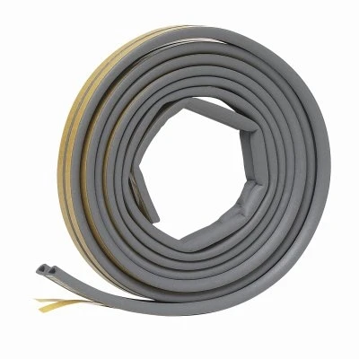 Gray Epdm Rubber Foam Weather Seal For Doors And Windows 17 Ft. L X 0.25 In.