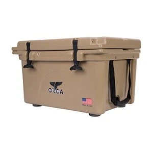 Tan Cooler with 26 Quart Capacity, Durable and Portable